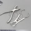 Dental Ainsworth Rubber Dam Punch, Ivory Light Weight Rubber Dam Clamp DN-2196