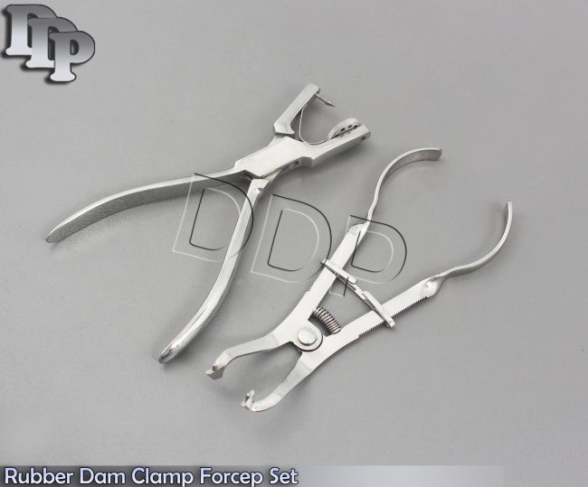Dental Ainsworth Rubber Dam Punch, Ivory Light Weight Rubber Dam Clamp DN-2196