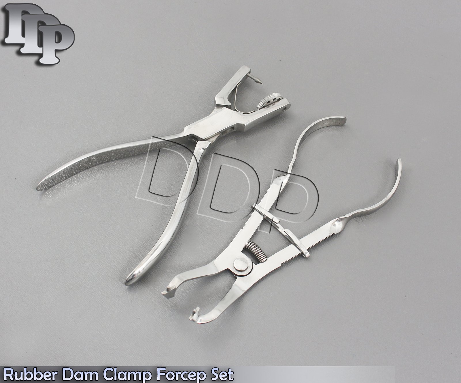 Dental Ainsworth Rubber Dam Punch, Ivory Light Weight Rubber Dam Clamp DN-2196