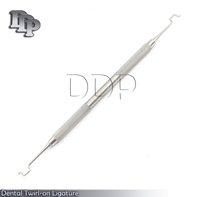 Dental Twirl-On Ligature Elastic Placing Applicator Orthodontic TWLA Lab Probe