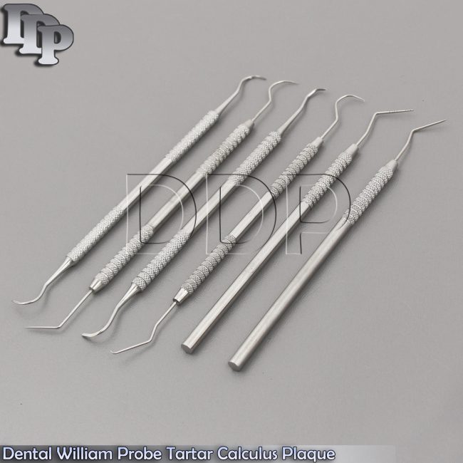 Dental William Probe Tartar Calculus Plaque Remover Perio Diagnostic Cleaning