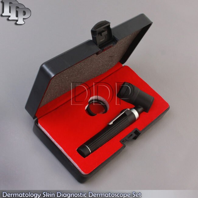 Dermatology Skin Diagnostic Dermatoscope Set Dermal Instrument Dermascope,DR-002