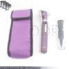FiBER OPTIC OTOSCOPE MINI POCKET MEDICAL ENT DIAGNOSTIC PURPLE SET