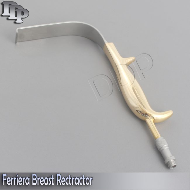 Fiber-optic Ferriera Breast Rectractor Angle 120mm x25mm BST-023