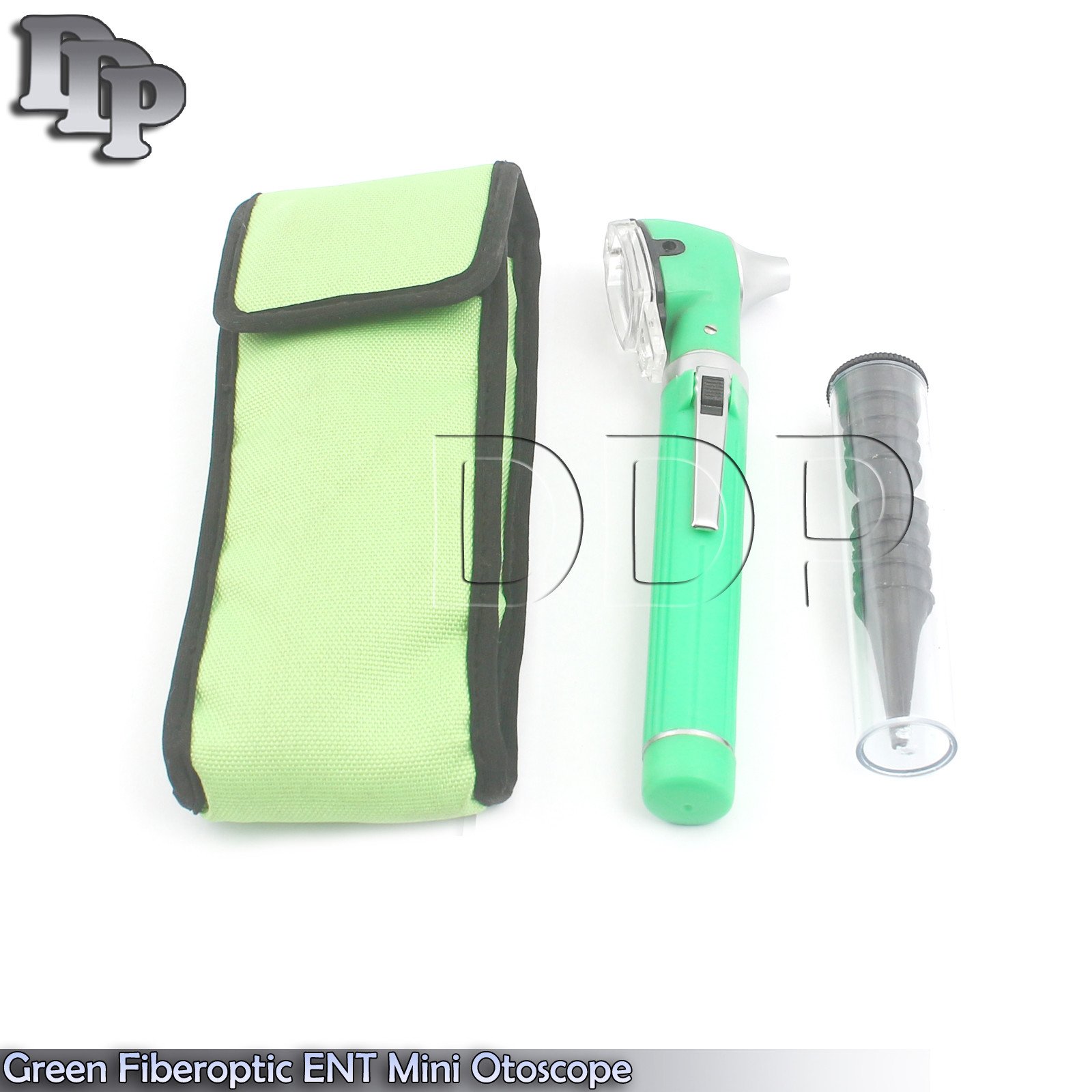 FiberOptic Mini Otoscope Green Color (Diagnostic Set)
