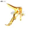 Graves Speculum Medium Full Gold Plated Stainless Steel Surgical Instruments
