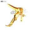 Graves Speculum Small Full Gold Plated Stainless Steel Surgical Instruments