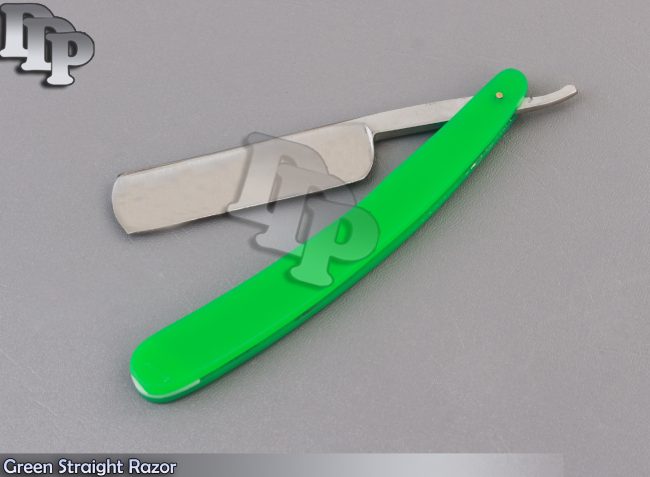 Green Straight Razor first Quality carbon steel BTS-705