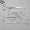 HEMOSTATS / LOCKING FORCEPS 6 Piece Set 3-1/2" - 12" Straight Stainless Steel