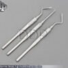 Heidbrink Root Tip Picks Elevator Set Left, Right & Str of 3 Dental Instruments