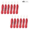 Lot Of 12 Pcs Scalpel Handle Plastic #4 with Red Color Surgical Instruments