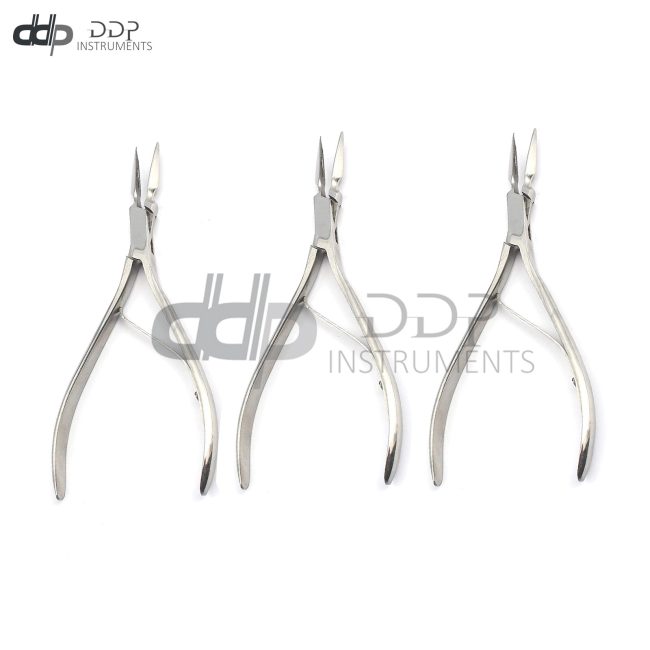 Lot Of 3 Pcs Virtus Splinter Forceps straight 6" Serrated Spring Handle Surgical