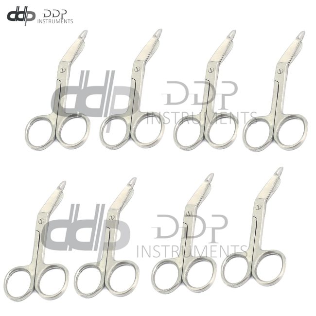 Lot Of 8 Pieces Lister Bandage Scissors 3.5" surgical dental utility scissors