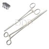 New 2pc Set 10" + 16" Straight Hemostat Forceps Locking Clamps Stainless Steel