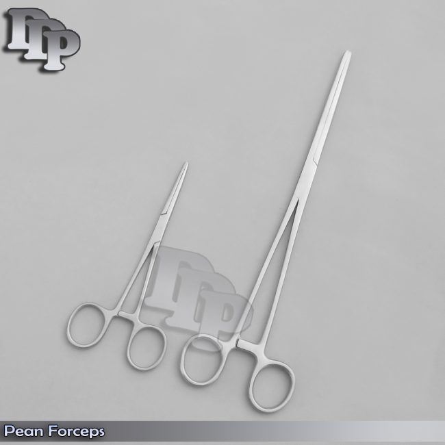 New 2pc Set 7" + 12" Straight Hemostat Forceps Locking Clamps Stainless Steel