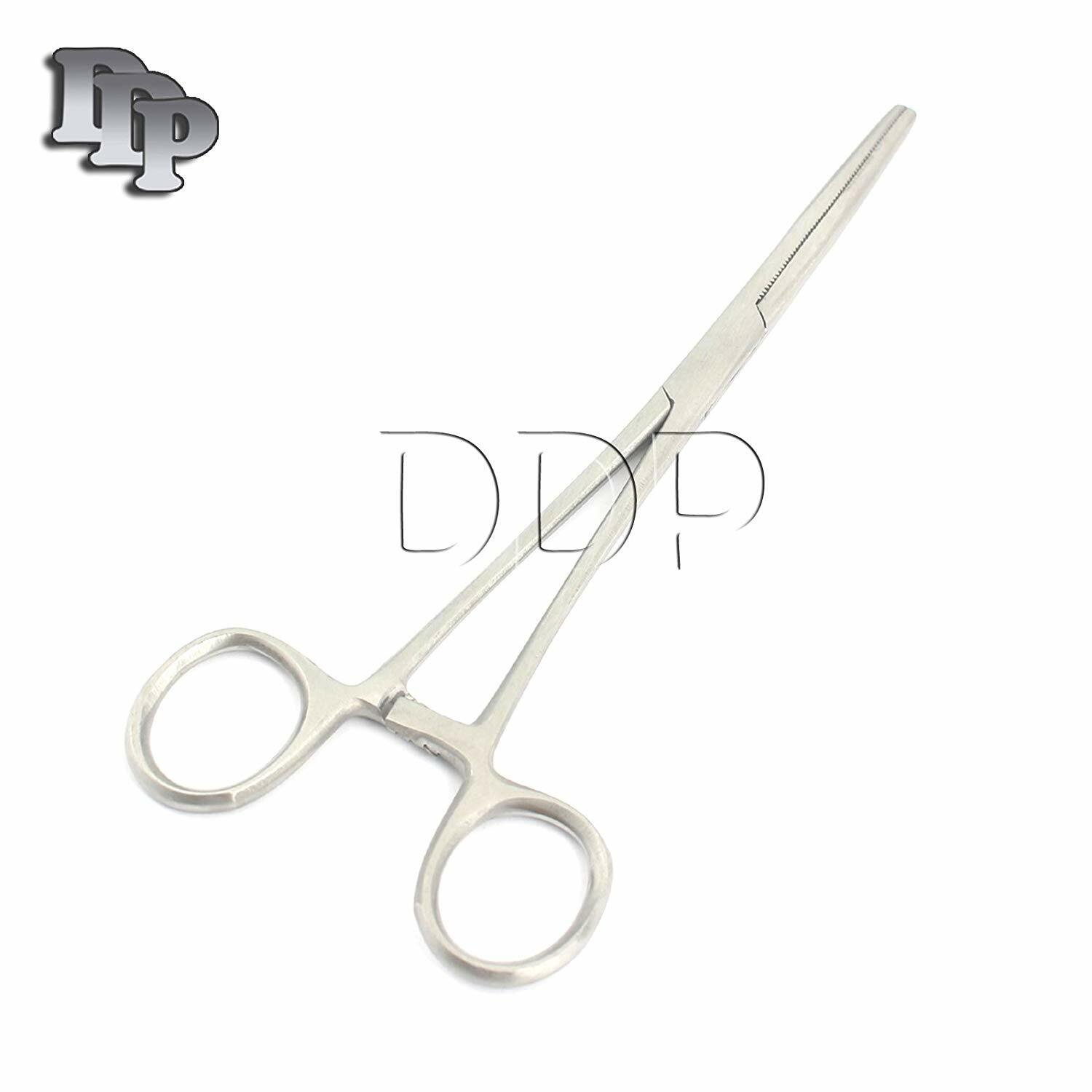 New 8" Straight Hemostat Forceps Locking Clamps - Stainless Steel