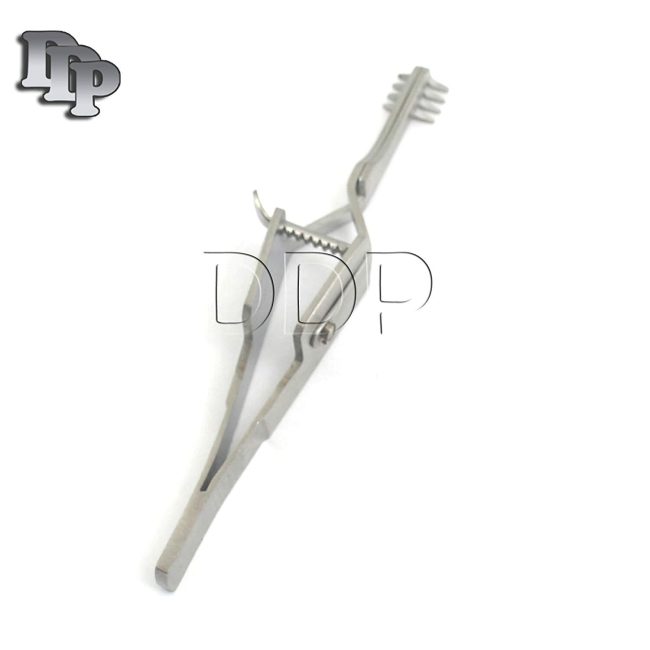 New set of 4 Automatic (Cross Action) Heiss Skin Retractor 4" Blunt,4X4 PRONGS
