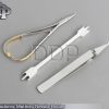 Orthodontic Mathieu Needle Holder TC Bracket Height Gauge & Tweezers DN-2173