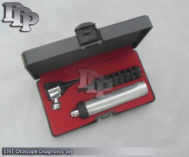 Otoscope Set ENT Medical Diagnostic Surgical Instruments W/8 Speculas -DDP-914