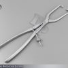 Pelvic Bone Reduction Forceps 16" 1x1 Ball Tip