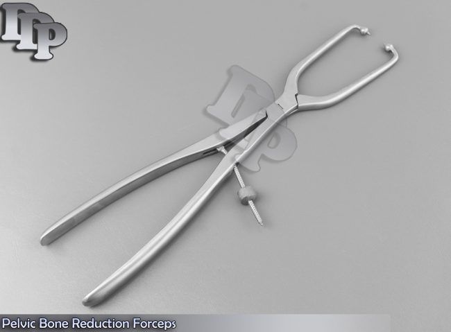 Pelvic Bone Reduction Forceps 16" 1x1 Ball Tip