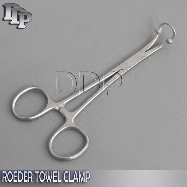 ROEDER TOWEL CLAMP 6" SURGICAL DENTAL INSTRUMENTS