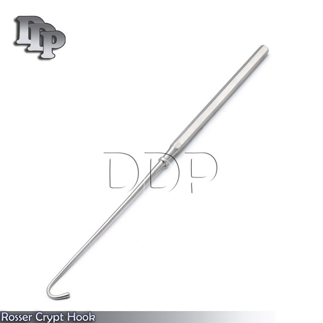 Rosser Crypt Hook 6.75 inch Blunt Point Single End Stainless Steel RT-018