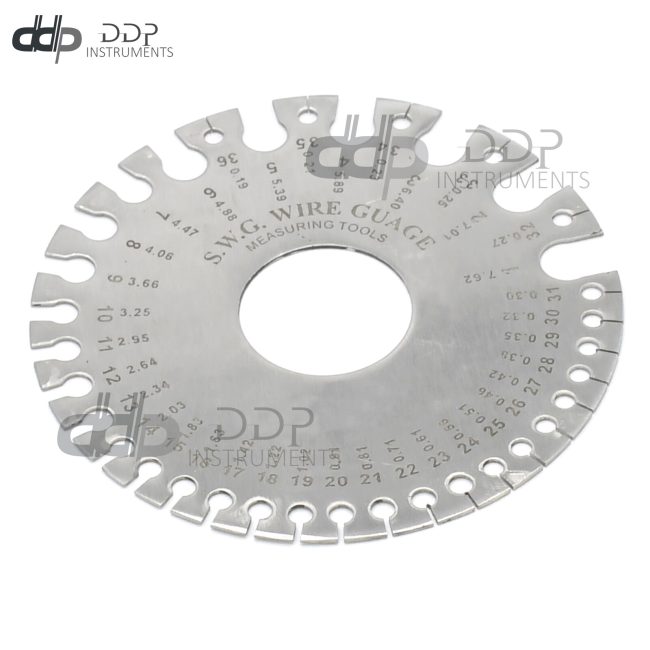 Round Cable Sheet Stainless Steel Wire Gauge Standard Thickness Gauge WG-002