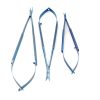 Set Of 3 Pieces Castroviejo Scissors Curved Titanium Surgical Inst T.T-255