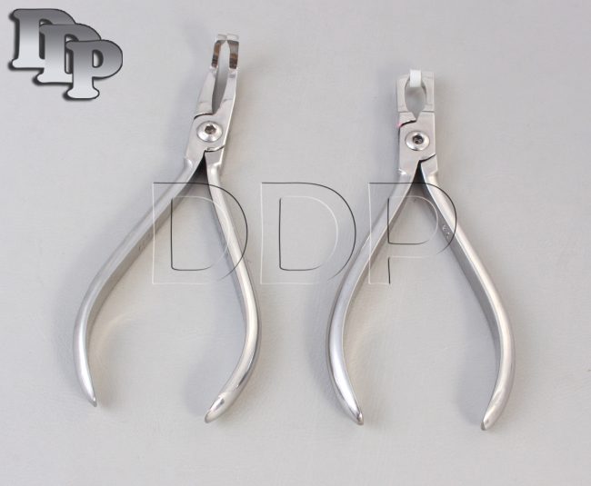 Set of 2 Posterior Band Removing Plier & Bracket Remover Plier Angled Dental