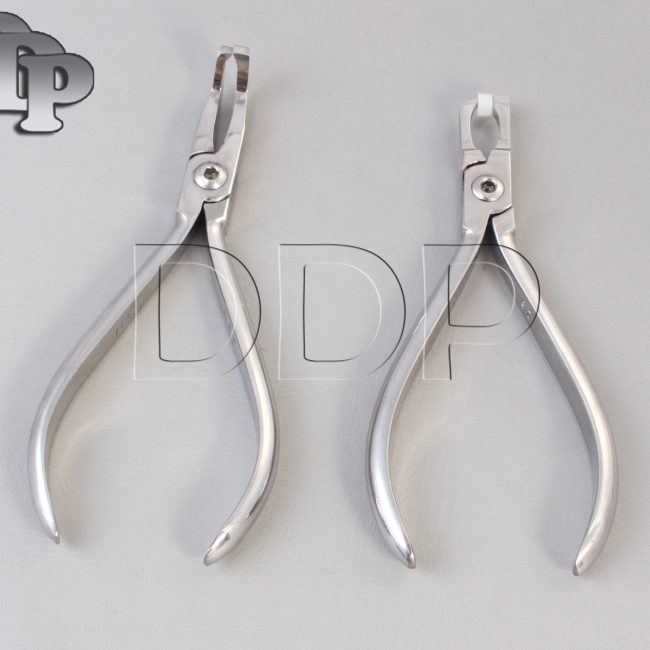 Set of 2 Posterior Band Removing Plier & Bracket Remover Plier Angled Dental