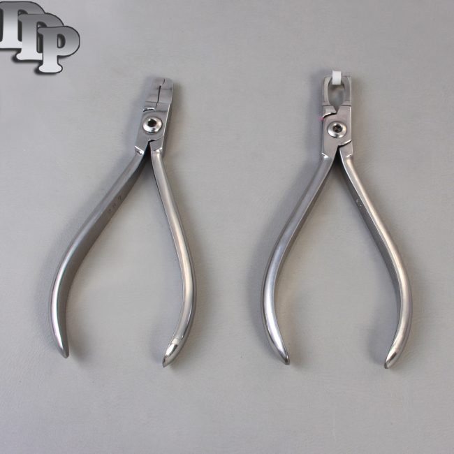 Set of 2 Primary Crown Crimping Plier & Posterior Band Removing Plier Dental