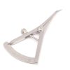 Stainless Steel Castroviejo Caliper Dental Graduated 0-40mm Angled
