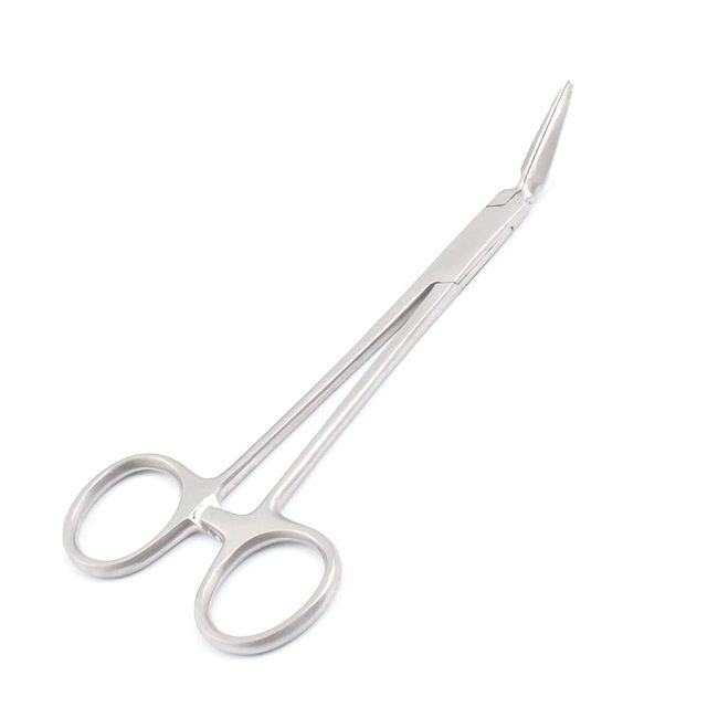 Stieglitz Splinter Dental Root Fragment Forceps, Tapered, 45º, 5.5" Serrated Tip