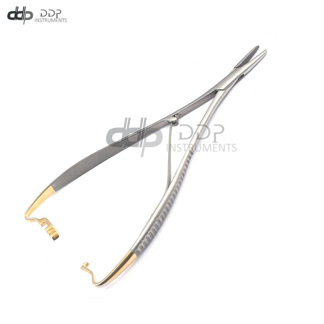 TC Mathieu Needle Holder 8" (20 cm) Serrated Stainless Steel Surgical Instrument
