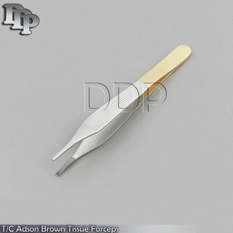 T/C O.R GRADE ADSON BROWN TISSUE FORCEPS 4.75" WITH TUNGSTEN CARBIDE INSERTS