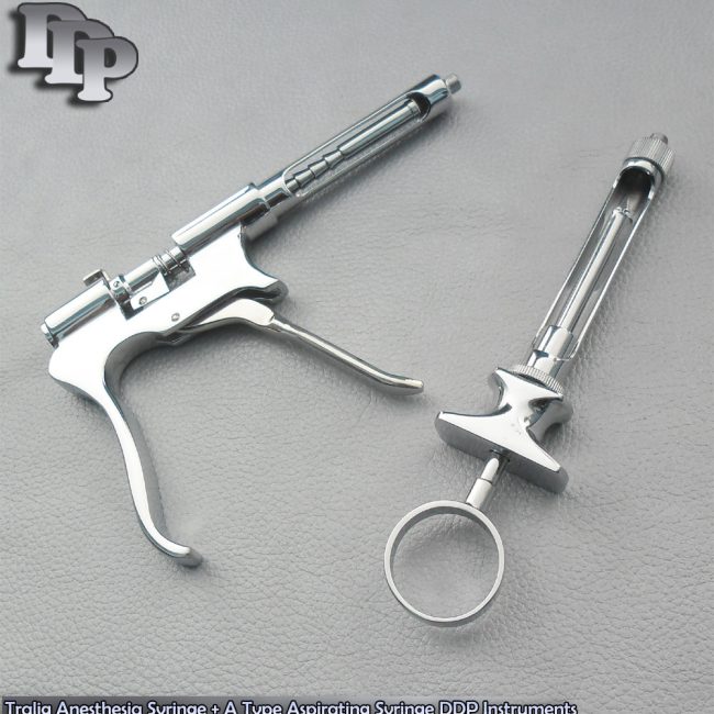 Tralig Anesthesia Syringe + A Type Aspirating Syringe Instruments