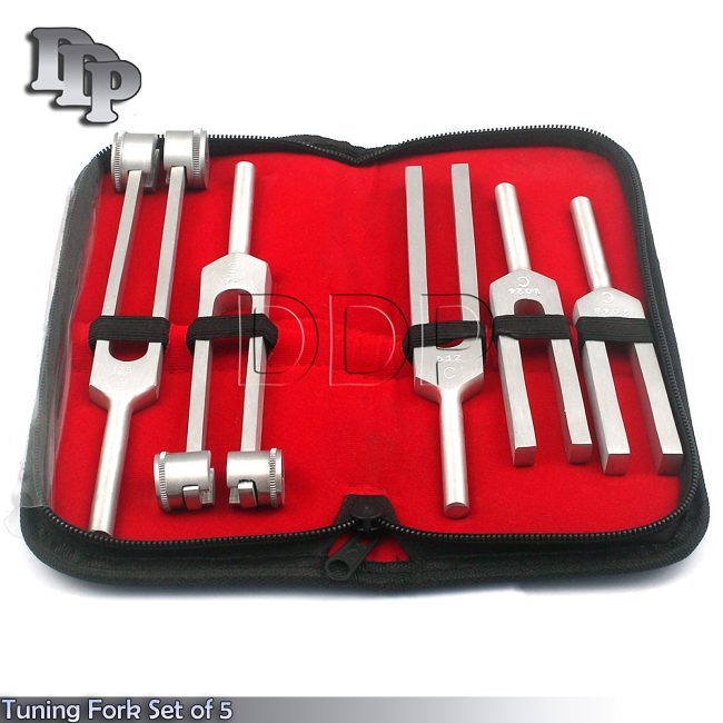 Tuning Fork Set of 5 - Medical Surgical Diagnostic instruments