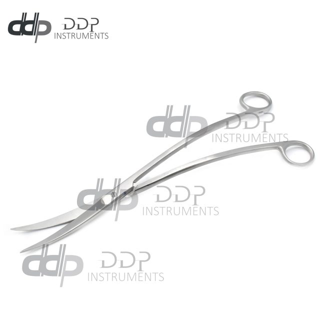 10'' Large Double Curved Stainless Steel Pro Bent Scissors DS-1310
