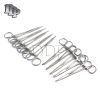 10 pcs Mosquito Hemostat Locking Forceps 5" Curved & Straight Stainless Steel