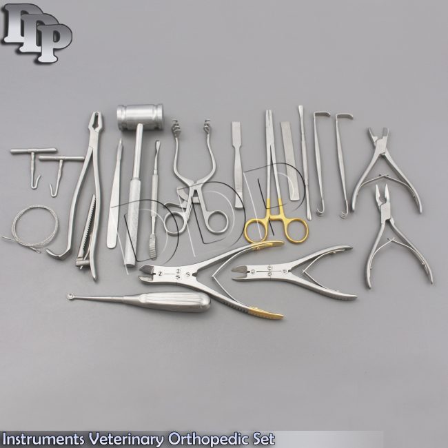 20 Instruments Veterinary Orthopedic Pack Surgical