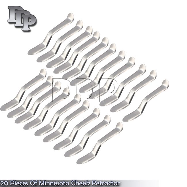 20 Pieces Of  Minnesota Cheek Retractor Dental Surgical Instruments
