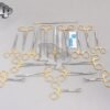 24 GOLD HANDLE FELINE CANINE STUDENT DISSECTION SPAY PACK KIT WITH BLADES #23