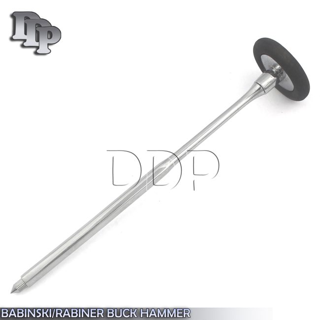 3 Babinski Neuro Percussion Hammer 9" Surgical Instruments