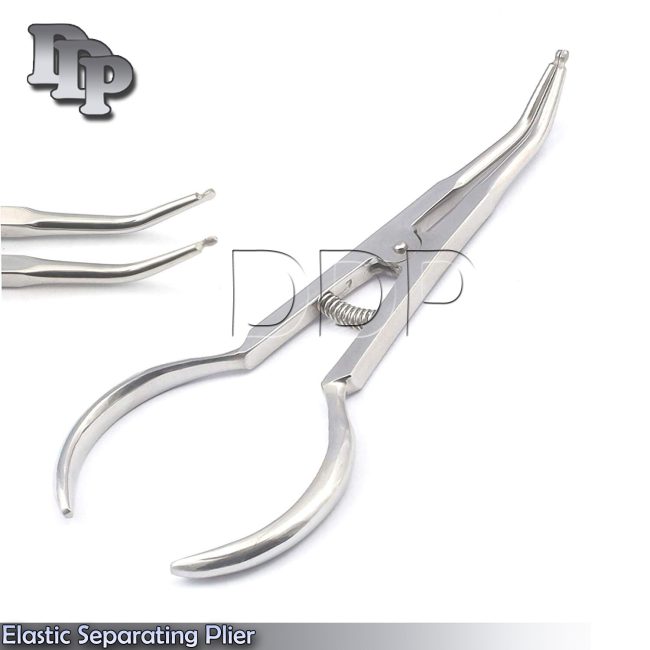 3 Elastic Separating Plier Orthodontic Dental Instruments