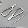 3 Pcs Professional Podiatry Ingrown Lock Cutter Chiropody Nail Care Nipper
