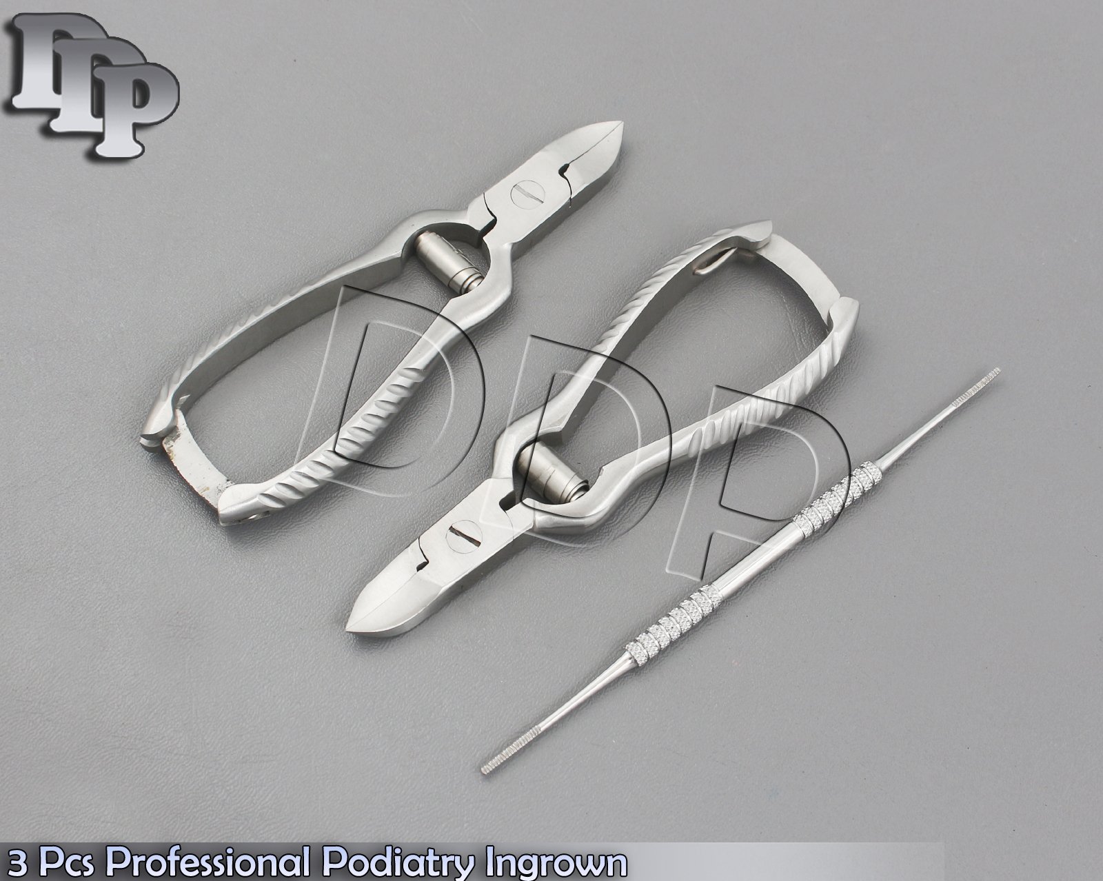 3 Pcs Professional Podiatry Ingrown Lock Cutter Chiropody Nail Care Nipper - Image 3