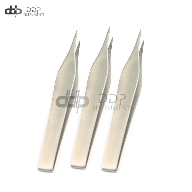 3 Pieces Feilchenfeld Splinter Forceps 3" Surgical Dental Instruments Stainless