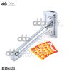 3.5" Plain Handle Safety Razor Chrome Plated +5 Blades Double Edge BTS-331