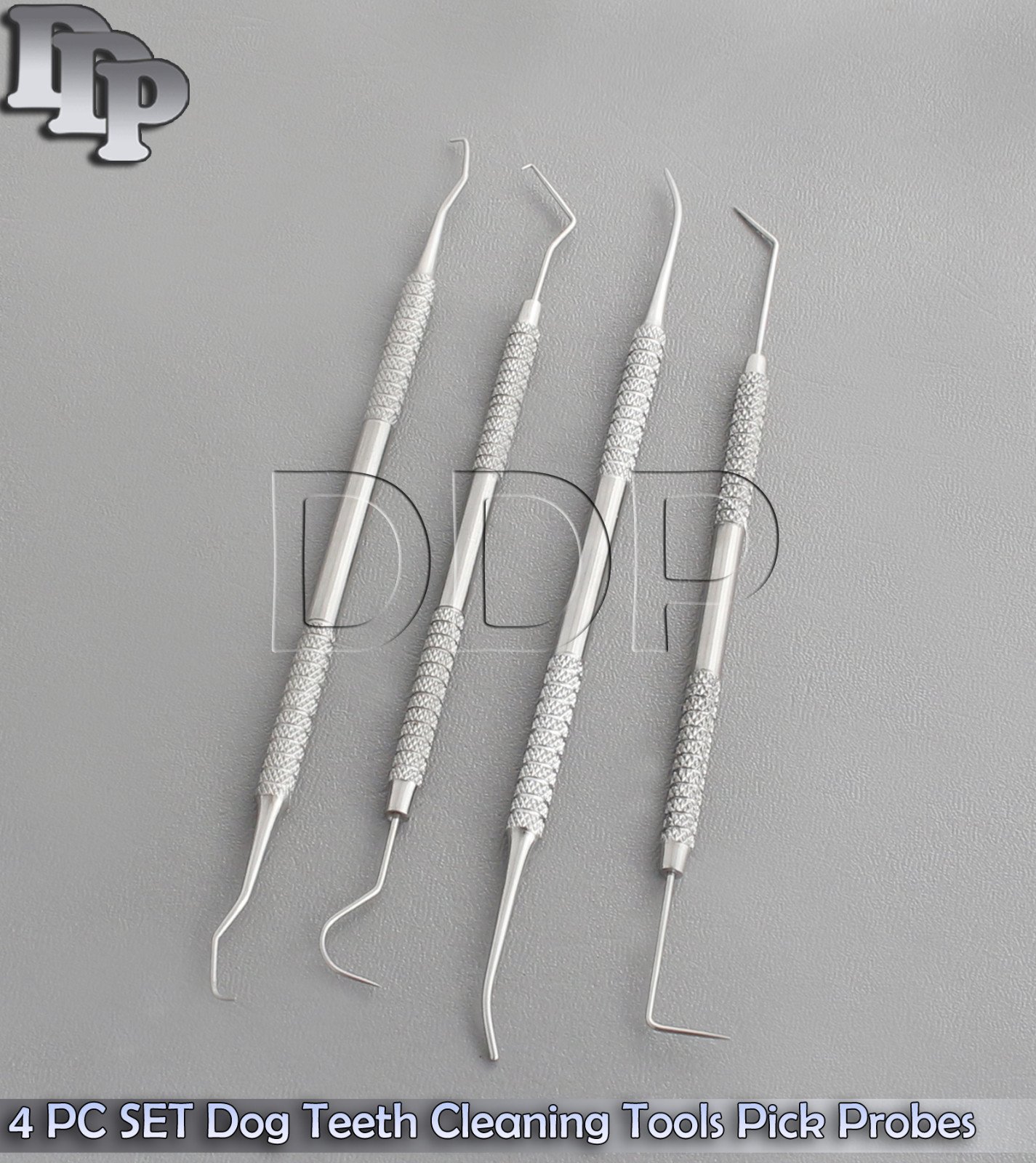 4 PC SET Dog Teeth Cleaning Tool Dental Pick Probes New, PR-0027 - Image 3